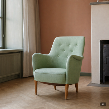 Carl Malmsten, a 'Samsas' easy chair, second half of the 20th century.