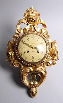 VÄGGPENDYL, gustaviansk stil, 1800/1900-tal