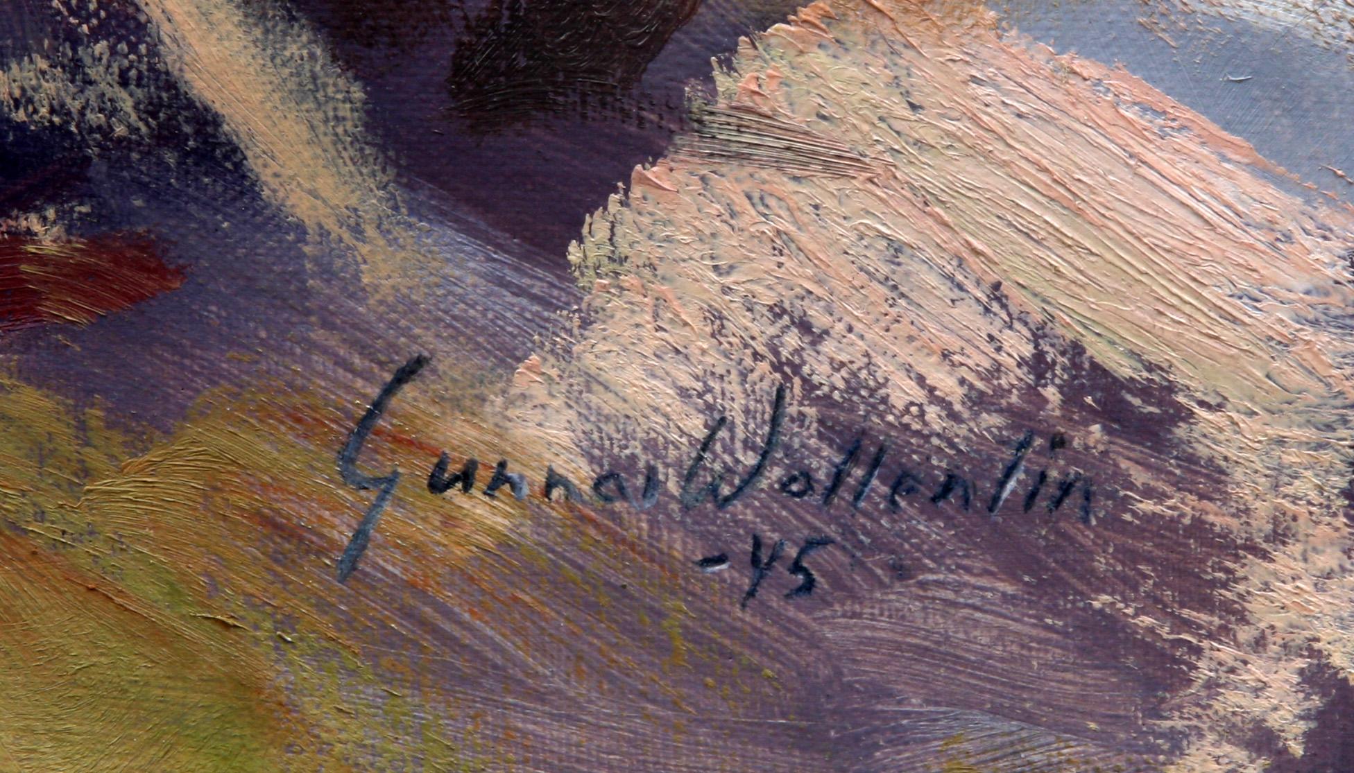 GUNNAR WALLENTIN, olja på duk, sign och dat -45.