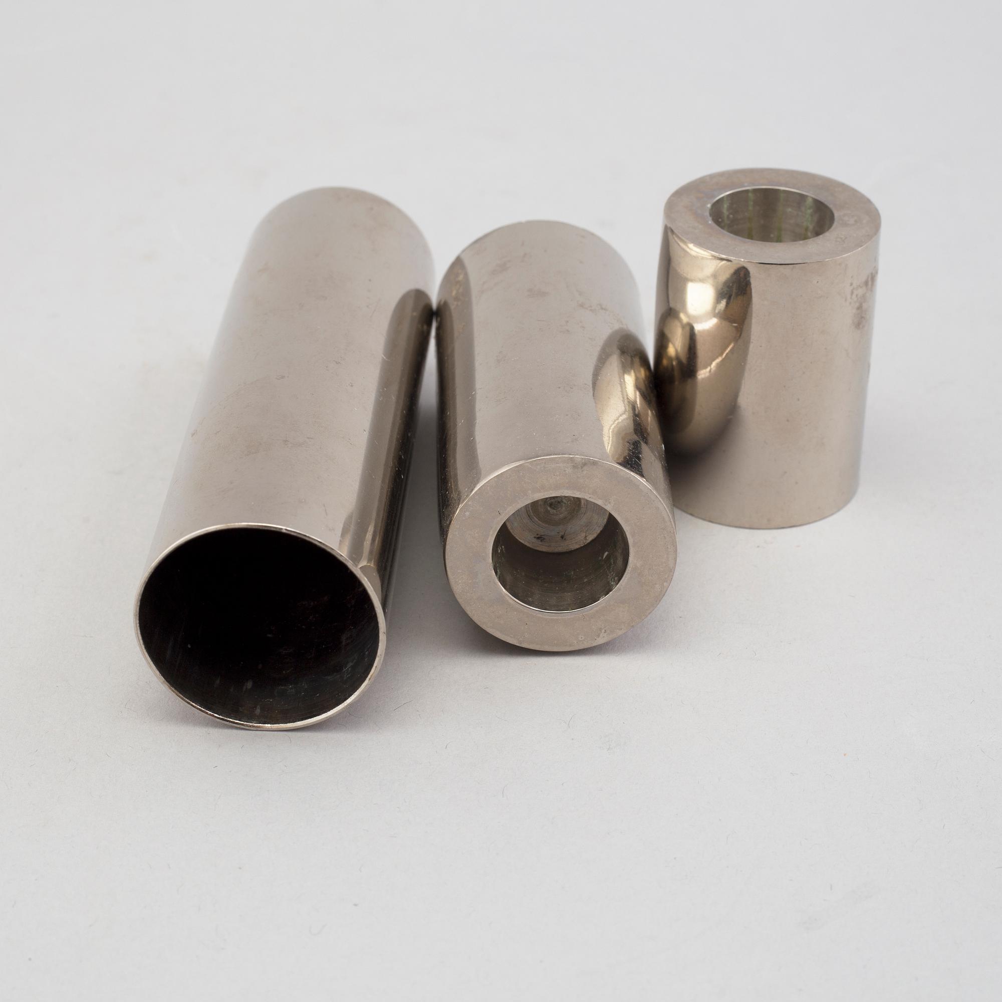 Fifteen possibly Danish candlesticks.