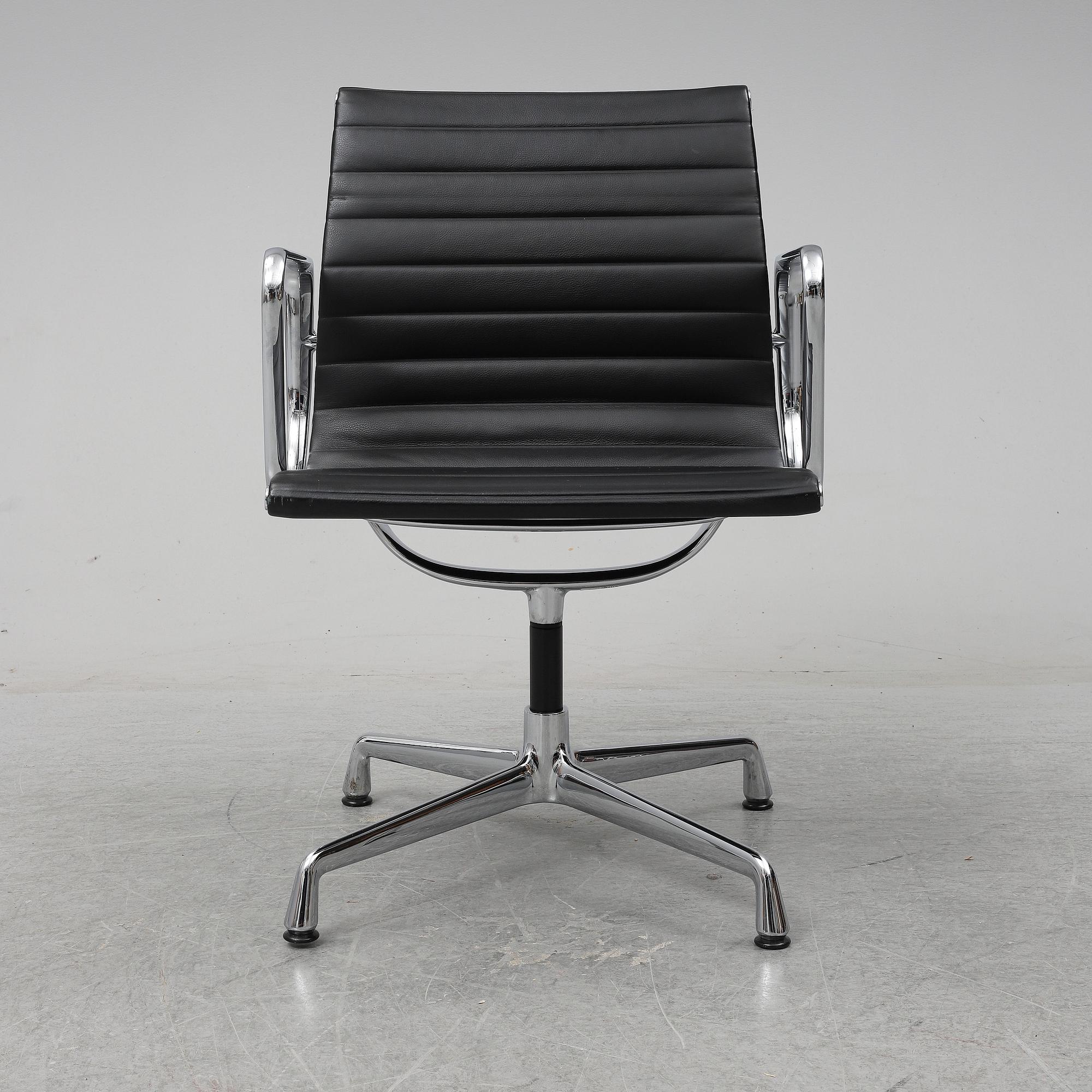 CHARLES AND RAY EAMES, an 'EA 107' desk chair, Vitra, 2010.