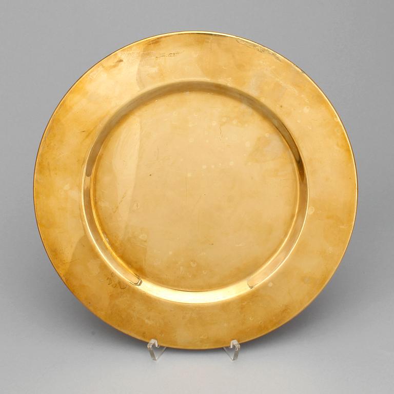 KUVERTTALLRIKAR, 16 st, mässing, varav 8 st Stelton, Danmark, 1900-talets senare hälft.