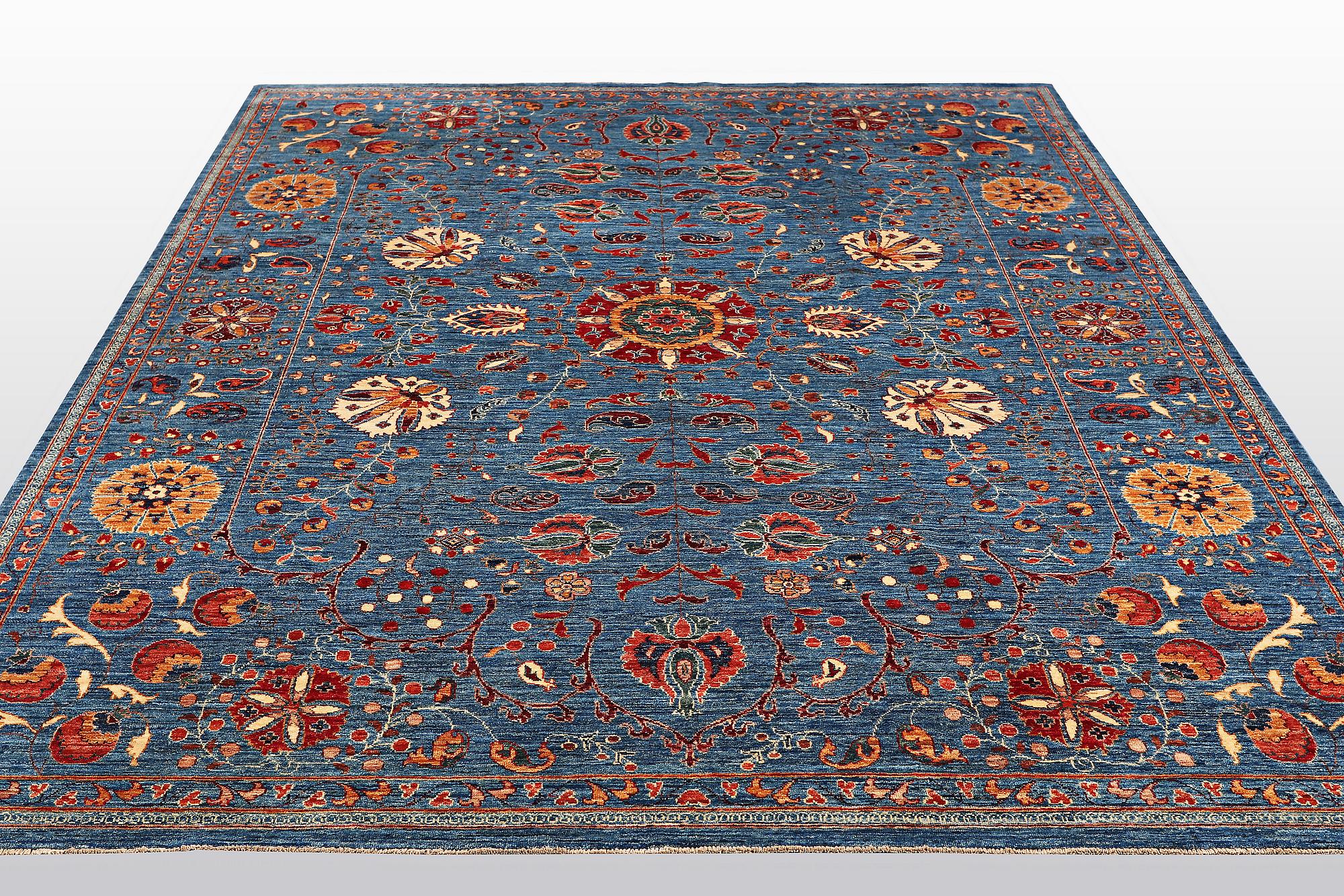 A carpet, Zeigler design, ca 312 x 254 cm.