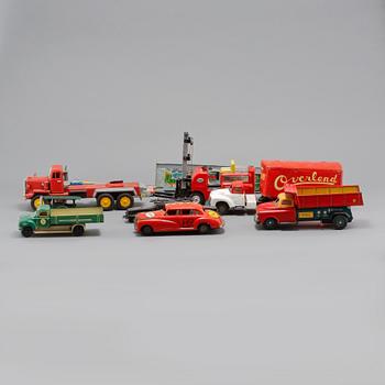 PARTI LEKSAKER, 10 delar, Japan, Tyskland samt England, 1900-tal.