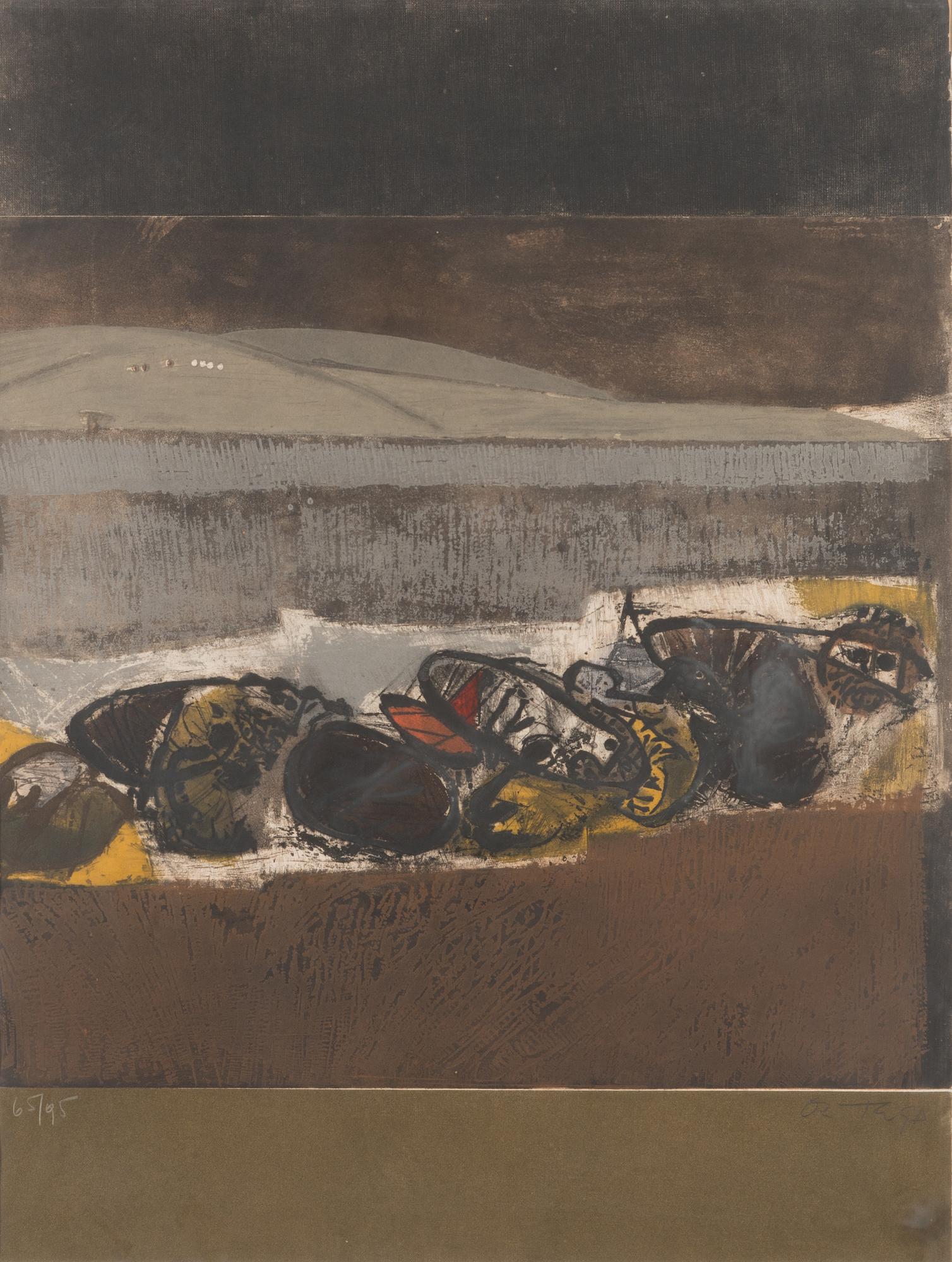 Jose Ortega, lithograph, signed and numbered 65/95.