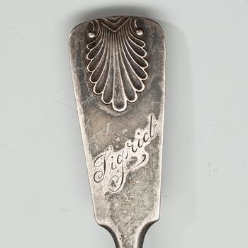 BESTICK, 11 st, silver, diverse finska stämplar 1900-tal. Vikt tot. 372 g.