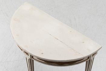 Console table, Gustavian style, 19th century.