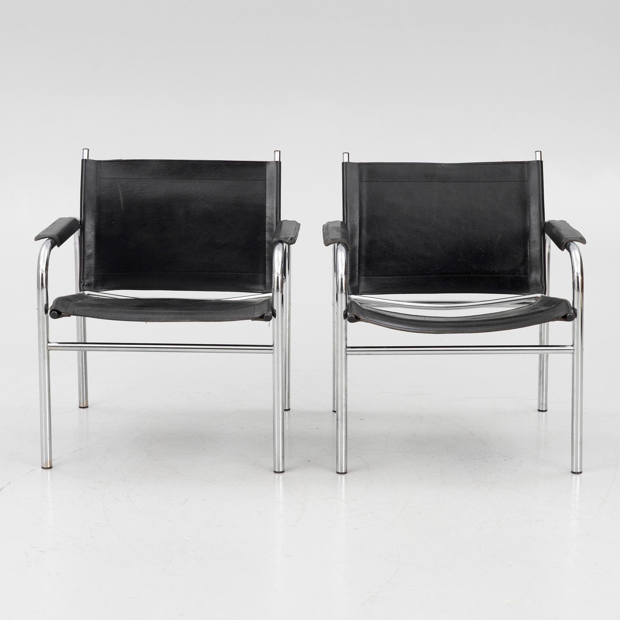 Tord Björklund, a pair of 'Klinte' armchairs, IKEA, 1980s.