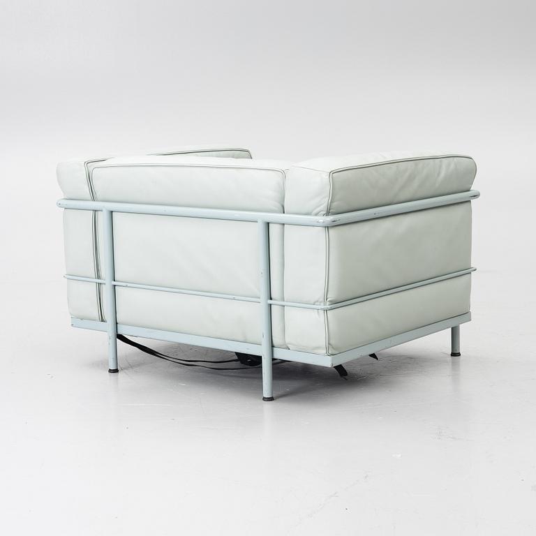 Le Corbusier (Charles-Édouard Jeanneret), Pierre Jeanneret & Charlotte Perriand, an 'LC3' armchair, Cassina, Italy, 1986.