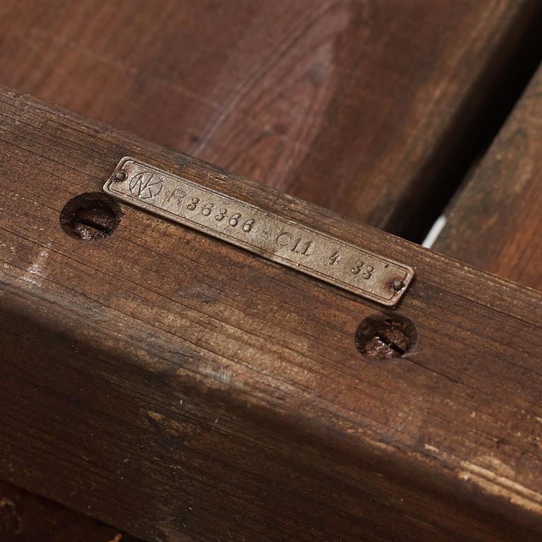 Axel Einar Hjorth, a "Skoga" bench, Nordiska Kompaniet, Sweden 1933.