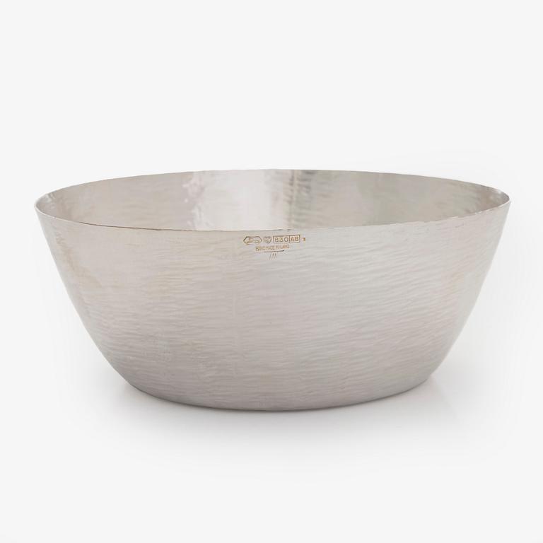 Tapio Wirkkala, skål, silver, TW 243, Kultakeskus, Tavastehus 1978.
