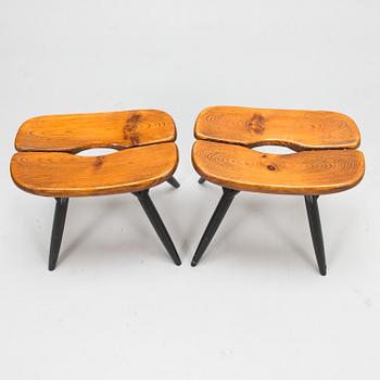 ILMARI TAPIOVAARA, jakkaroita, 2 kpl, "Pirkka" Laukaan Puu, 1960-luku.