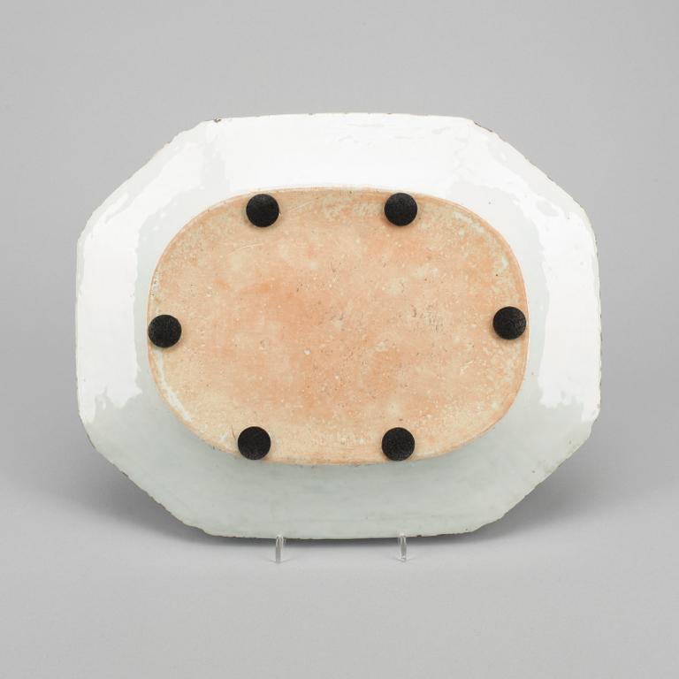 STEKFAT, porslin, Qing dynastin, Qianlong (1736-95).