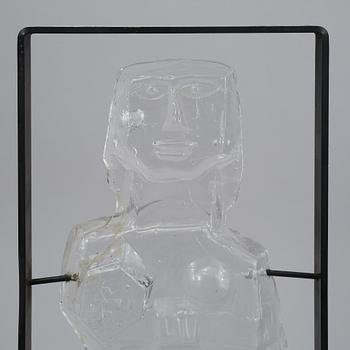 ERIK HÖGLUND, skulptur, glas, Boda, osignerad, 1900-talets andra hälft.