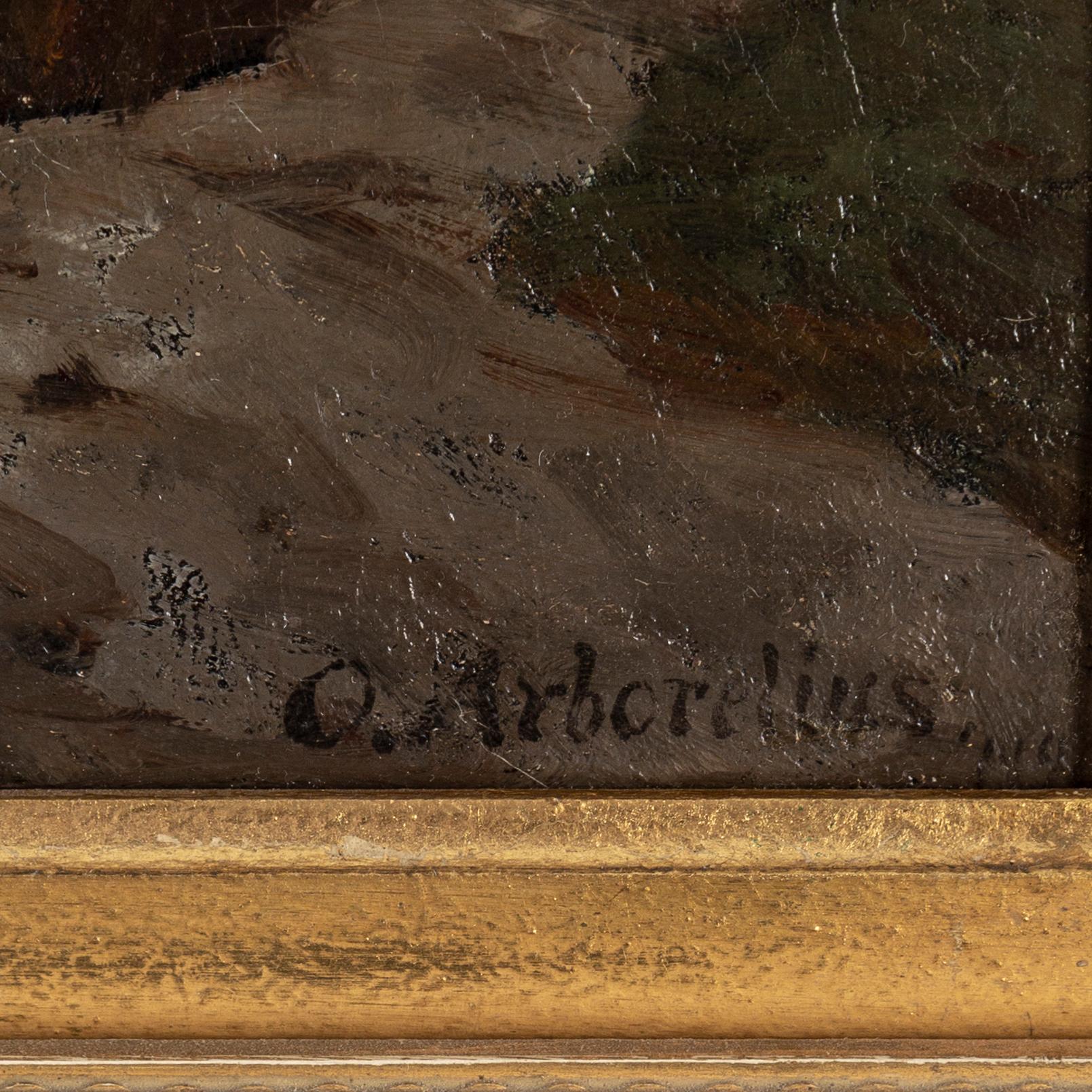OLOF ARBORELIUS, olja på duk, signerad O. Arborelius.