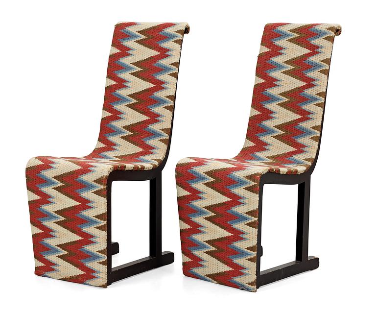 A pair of Axel-Einar Hjorth 'Mora' chairs by NK, Nordiska Kompaniet 1929.