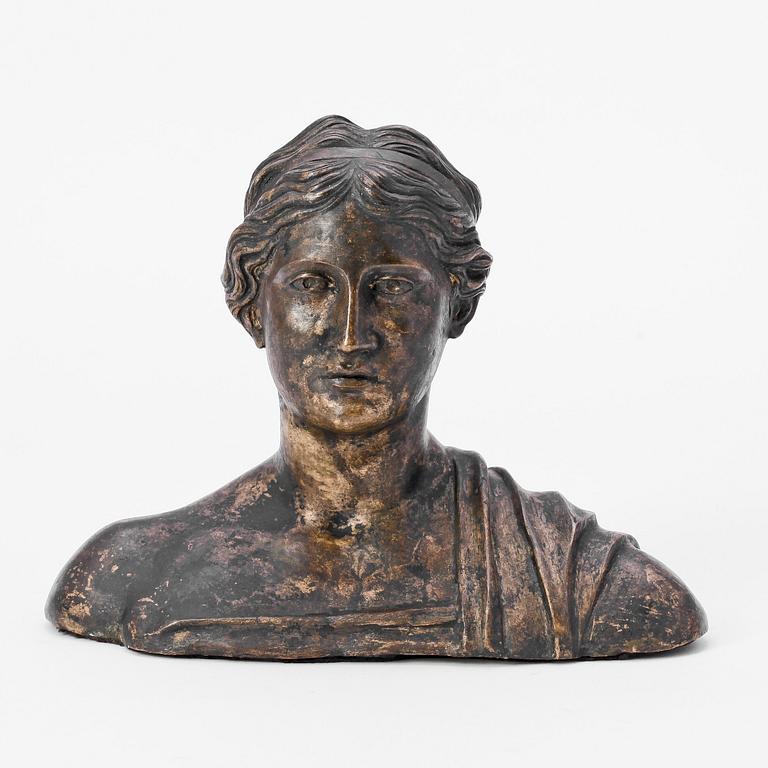 OKÄND KONSTNÄR, skulptur, brons, jugend, 1900-talets början.