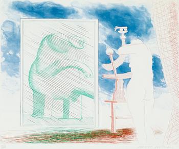 24. David Hockney, "A picture of ourselves", ur: "The blue guitar".