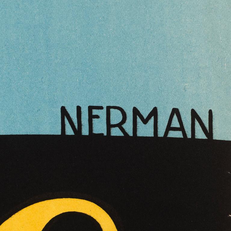 Einar Nerman, a vintage poster, 'Barnens Dag', A. Börtzells Tryckeri A.B., 1917.