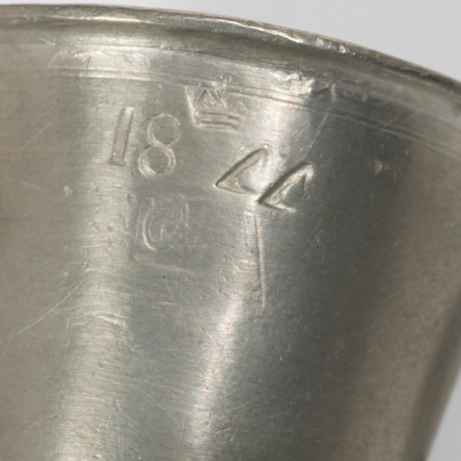 Measuring vessels/measures, 11 pcs. various masters. 19th century.