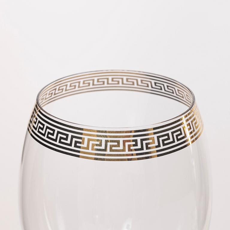Versace, an 18 piece 'Medusa' glass service, Rosenthal, Germany.