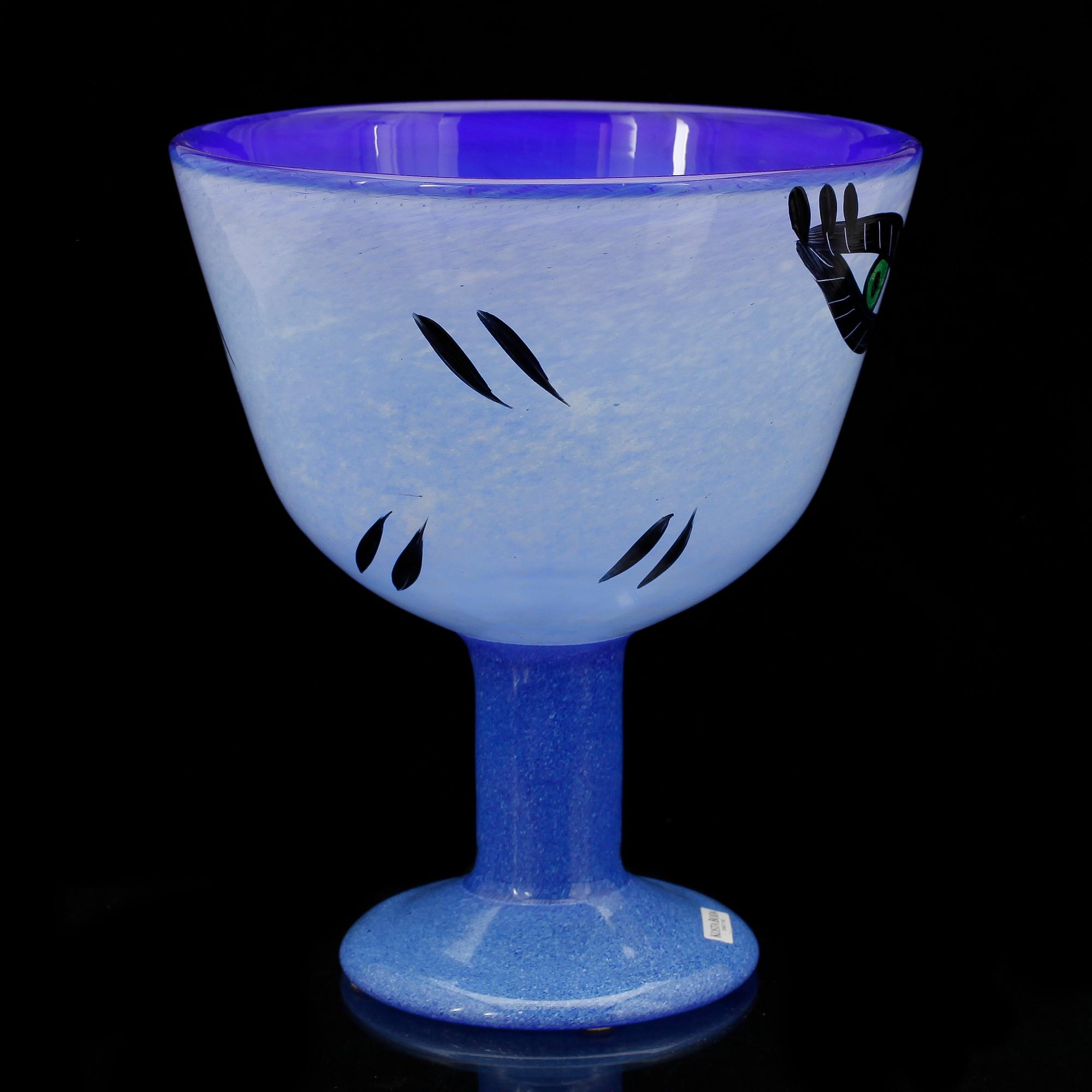 SKÅL på FOT, glas, Ulrica Hydman-Vallien, Kosta Boda.