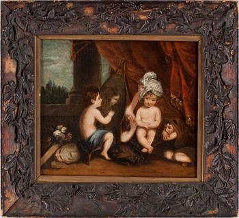 JOSHUA REYNOLDS, efter, olja på duk. 1800-talets första hälft.