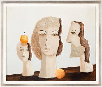 ESAIAS THORÉN, olja på pannå, signerad och daterad -67.