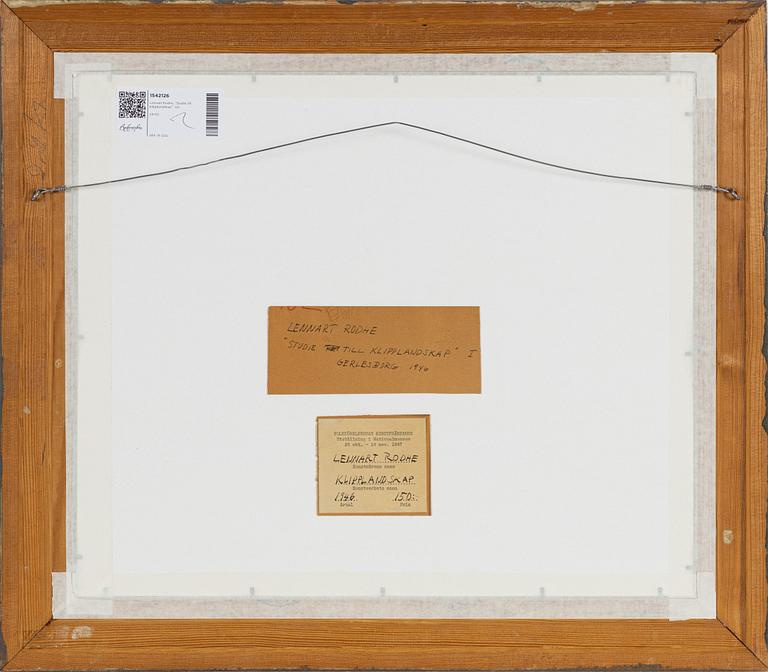 Lennart Rodhe, "Studie till klipplandskap".