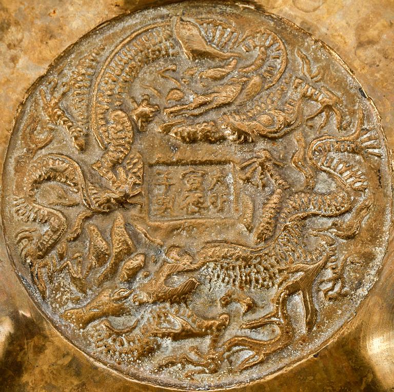 RÖKELSEKAR, 2 st, Kina, 1900-tal.