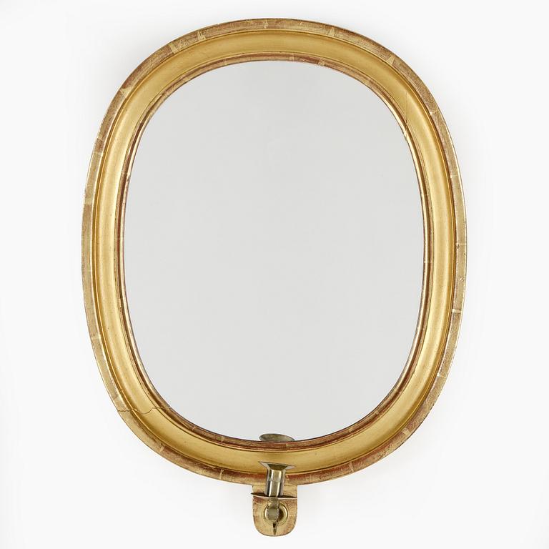 SPEGELLAMPETT, gustaviansk stil. J.P. Larsson, Stockholm, 1939.