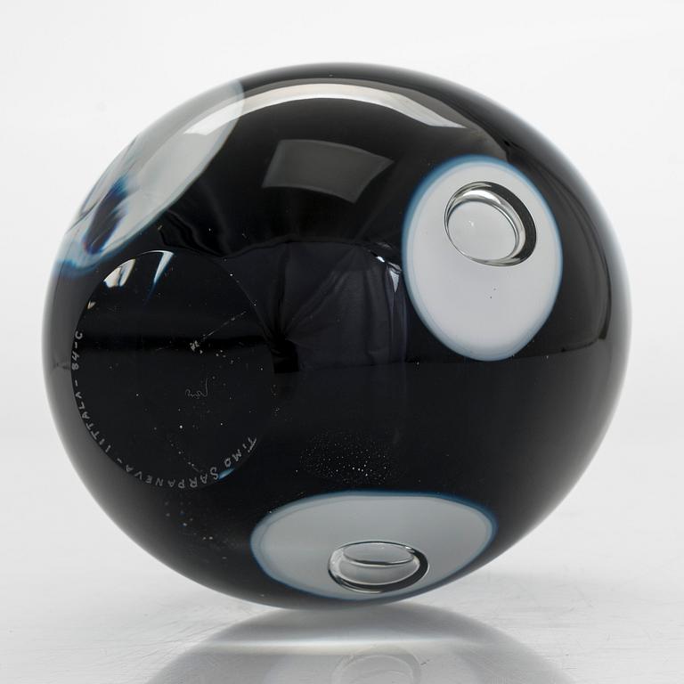Timo Sarpaneva, glasskulptur, "Claritas", signerad Timo Sarpaneva -84 - C.