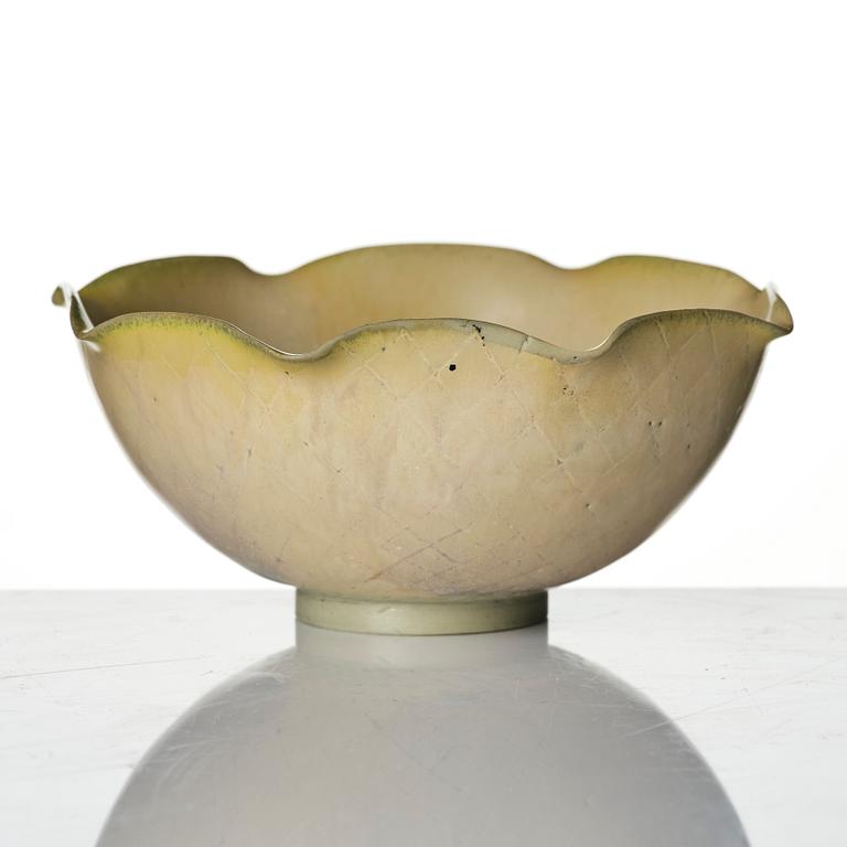 Wilhelm Kåge, two stoneware bowls, Gustavsberg Studio 1945.