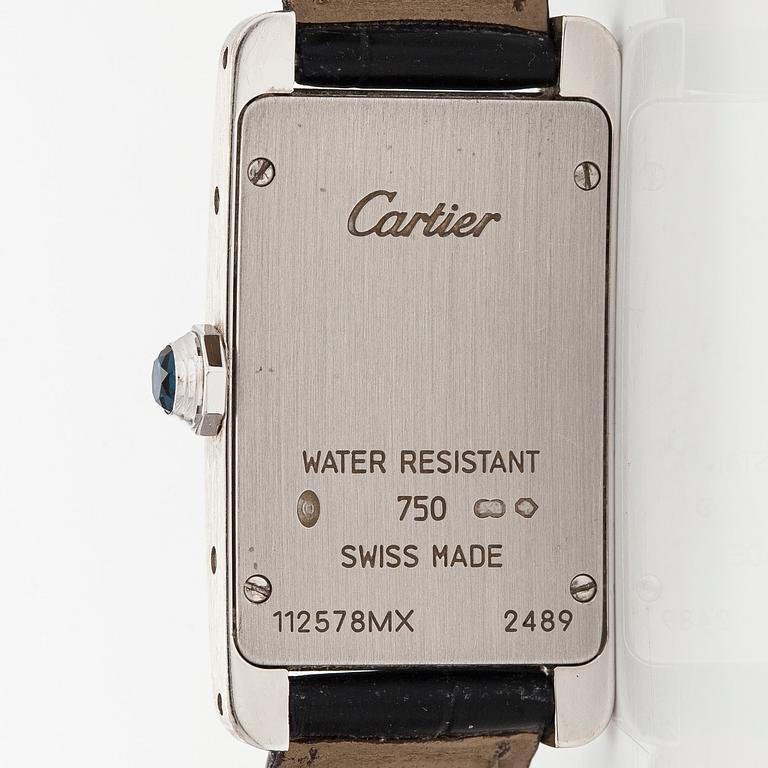 Cartier, Tank Américaine, armbandsur, 19 x 27,5 (35) mm.