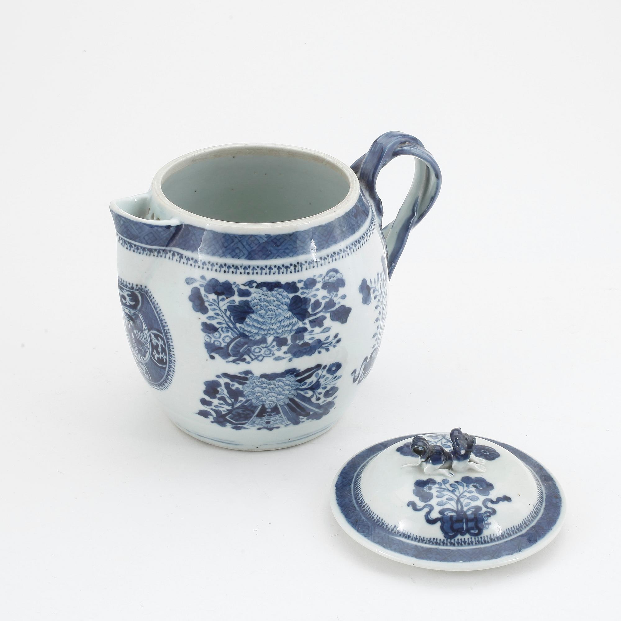 KANNA med LOCK, porslin, Kina, Jiaqing (1796-1820).