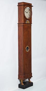 A Swedish Empire early 19th century longcase clock.