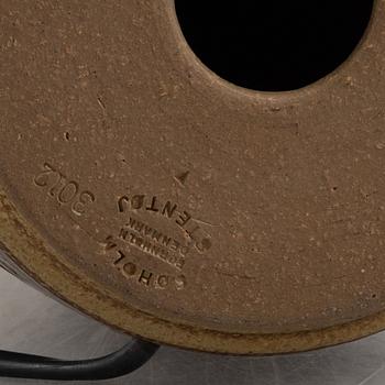 Bordslampa, stengods, Søholm Stentøj, Danmark, 1960/70-tal.