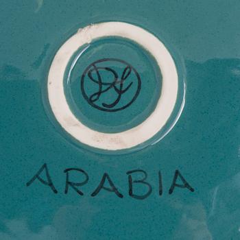 DORRIT VON FIEANDT, a decorative plate, 'Taurus', from Horoscope series, signed DF Arabia. 1993-1997.