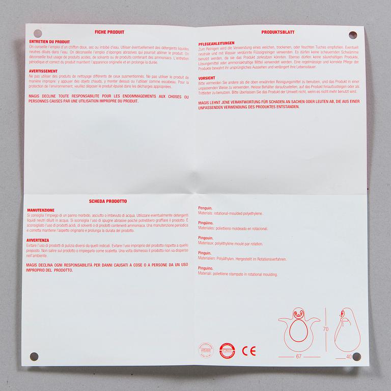 Eero Aarnio, "Pingy", Me Too Collection, Magis, Italia 2011.