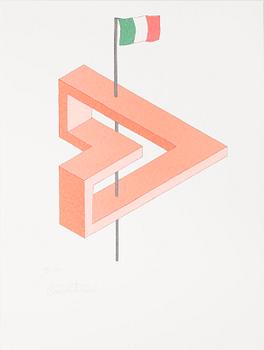 OSCAR REUTERSVÄRD, 15 litographs in folder, signed and numbered 26/190.