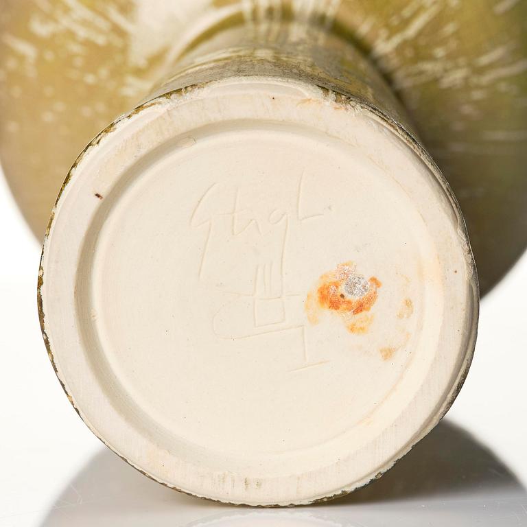 Stig Lindberg, a stoneware vase, Gustavsberg Studio, Sweden 1971.