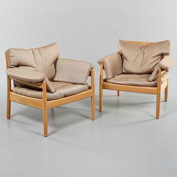 FÅTÖLJER, ett par, Gunnar Myrstrand, Källemo, 1960-tal.