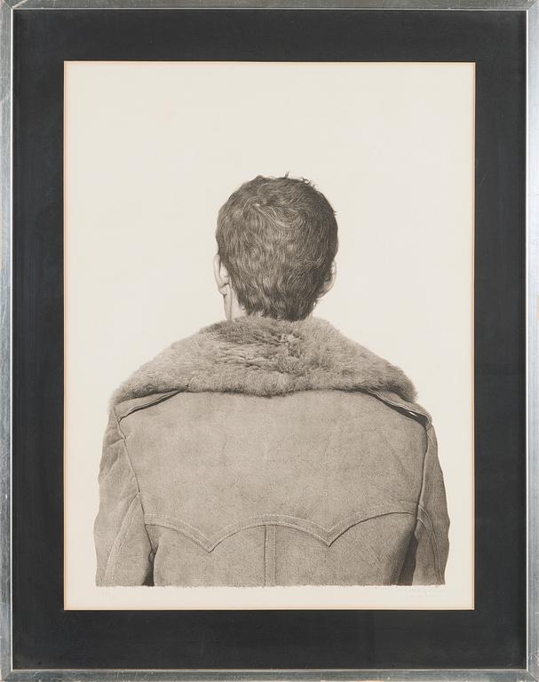 Claudio Bravo, "Fur Coat Back" (1976).