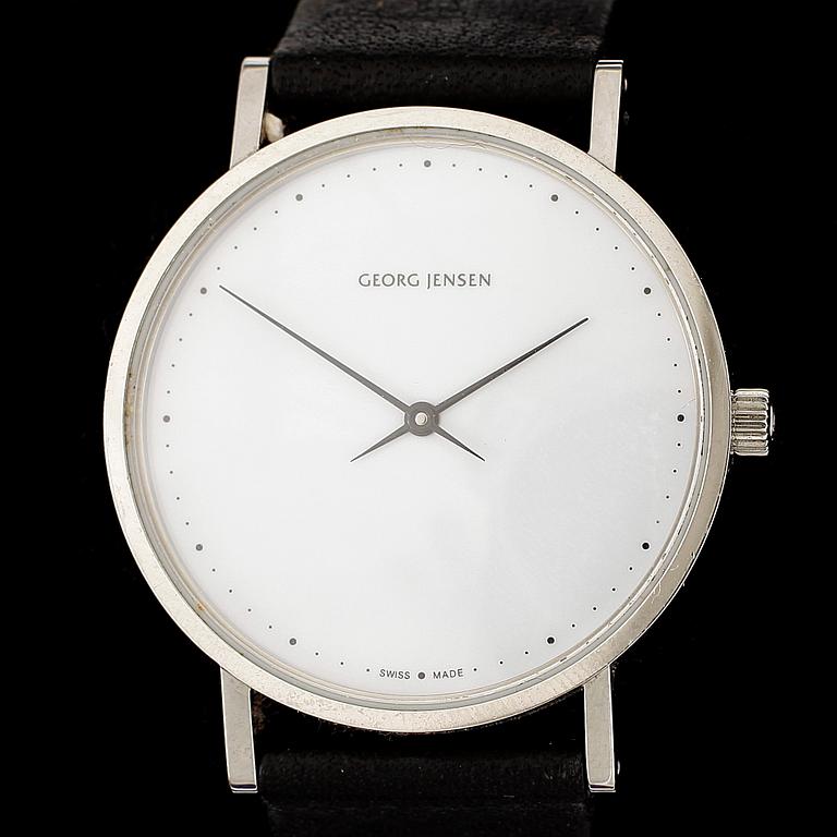 ARMBANDSUR, rostfritt stål, Georg Jensen.