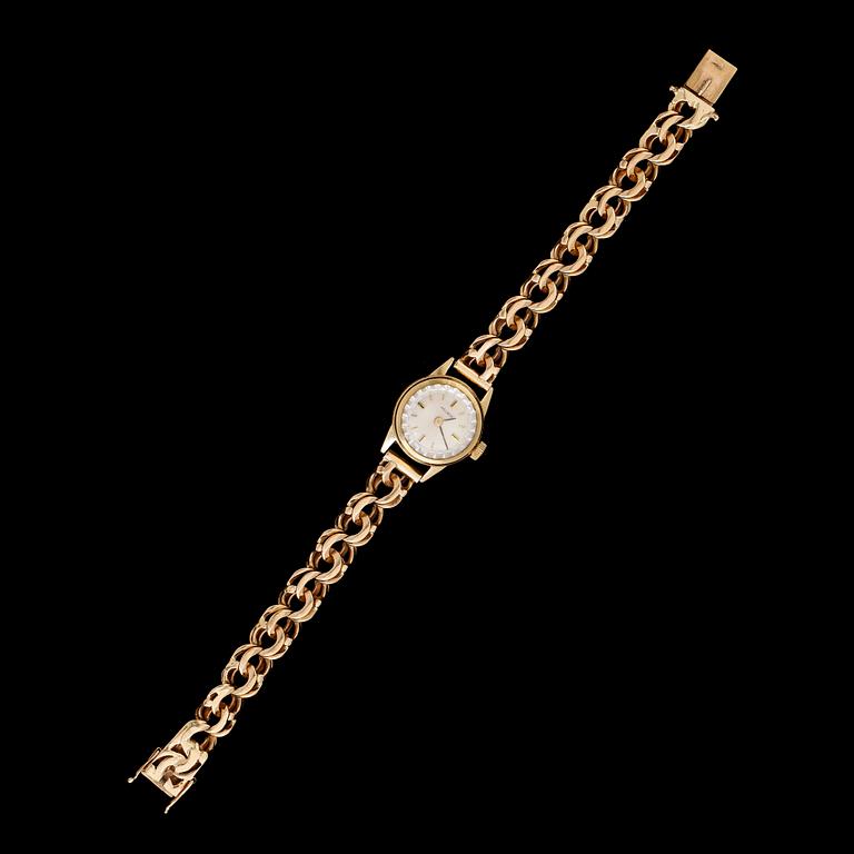 ARMBANDSUR, 18 k guld, Belinda. Total vikt inklusive urhus ca 29 g.