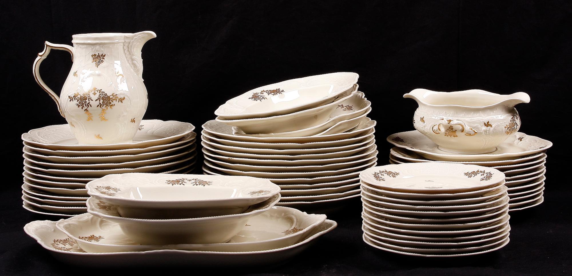 MATSERVIS, 56 delar, Sanssouci, Rosenthal.