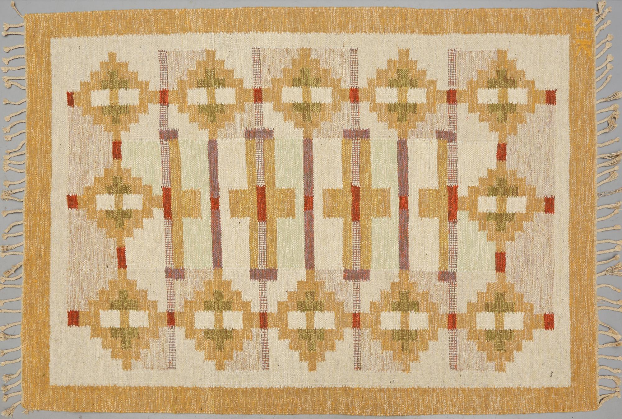 MATTA, rölakan, monogramsignerad JK, 1900-talets andra hälft, 235 x 166 cm.