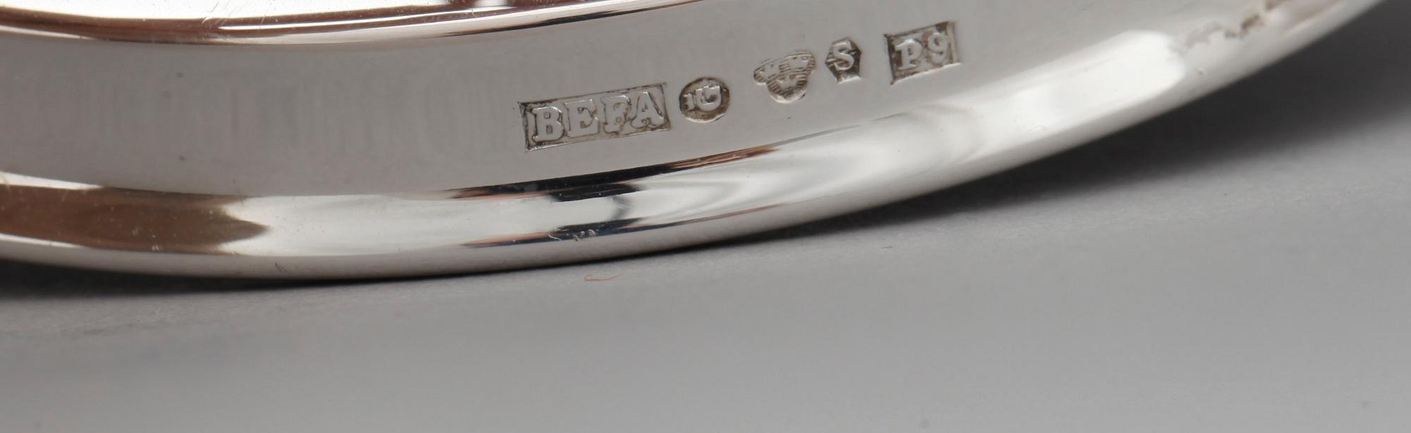 LJUSSTAKAR, ett par, silver, BEFA, Göteborg, 1960.