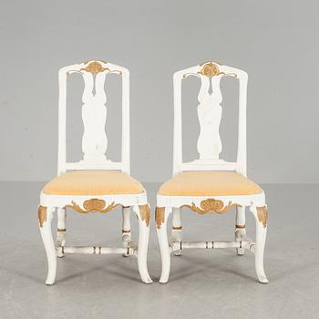 STOLAR, ett par, rokoko.