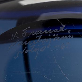 Kaj Franck, skål, "Videblad", signerad K. Franck Nuutajärvi Notsjö -61.